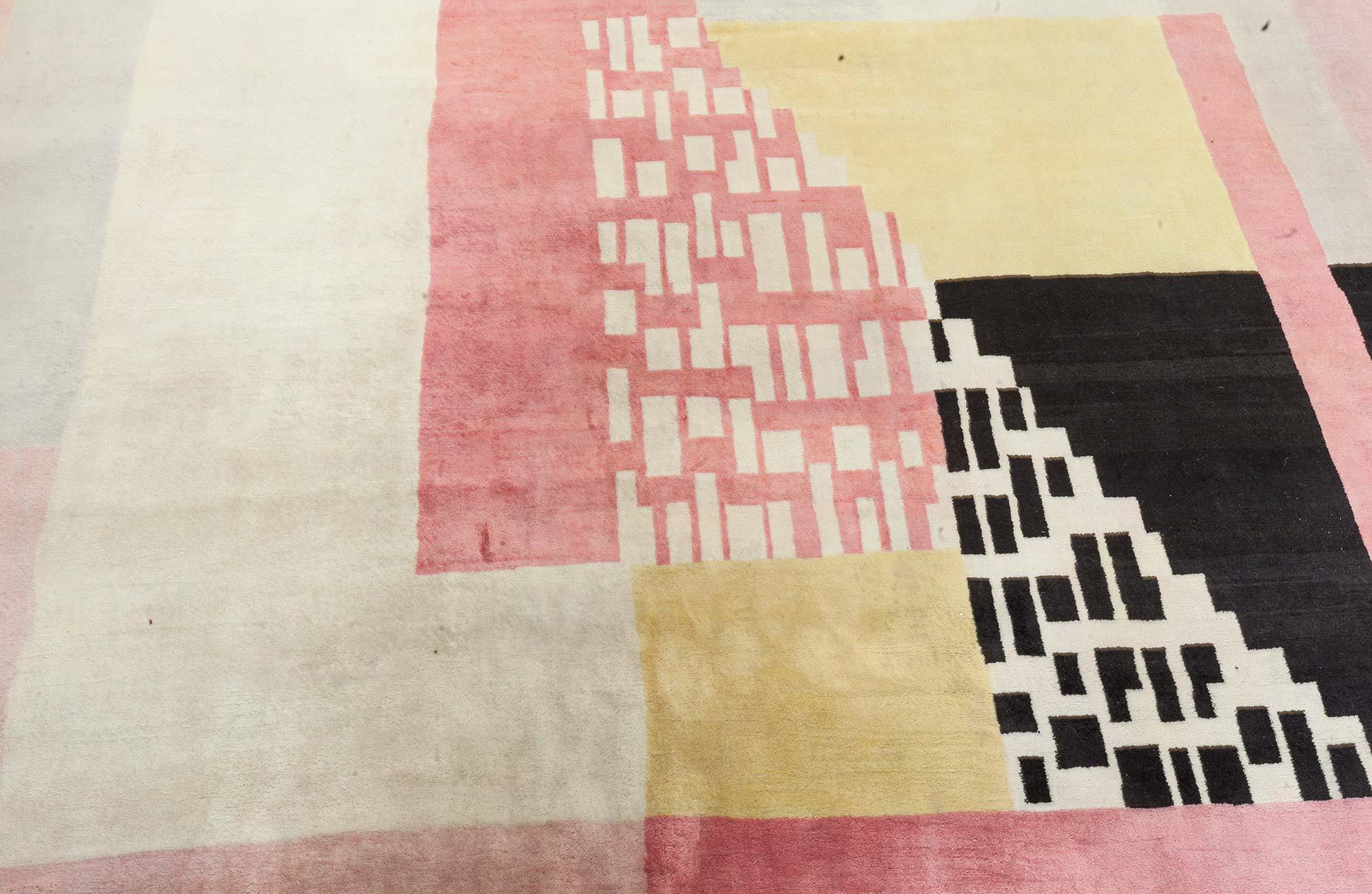 Moderner teppich im art deco stil von Doris Leslie Blau (Indisch) im Angebot