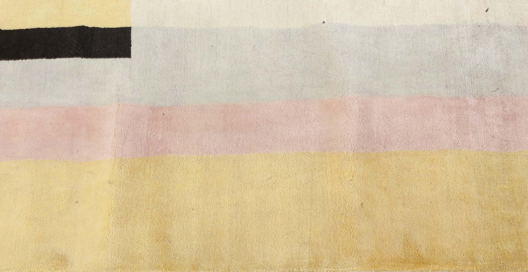 Moderner teppich im art deco stil von Doris Leslie Blau (Handgeknüpft) im Angebot