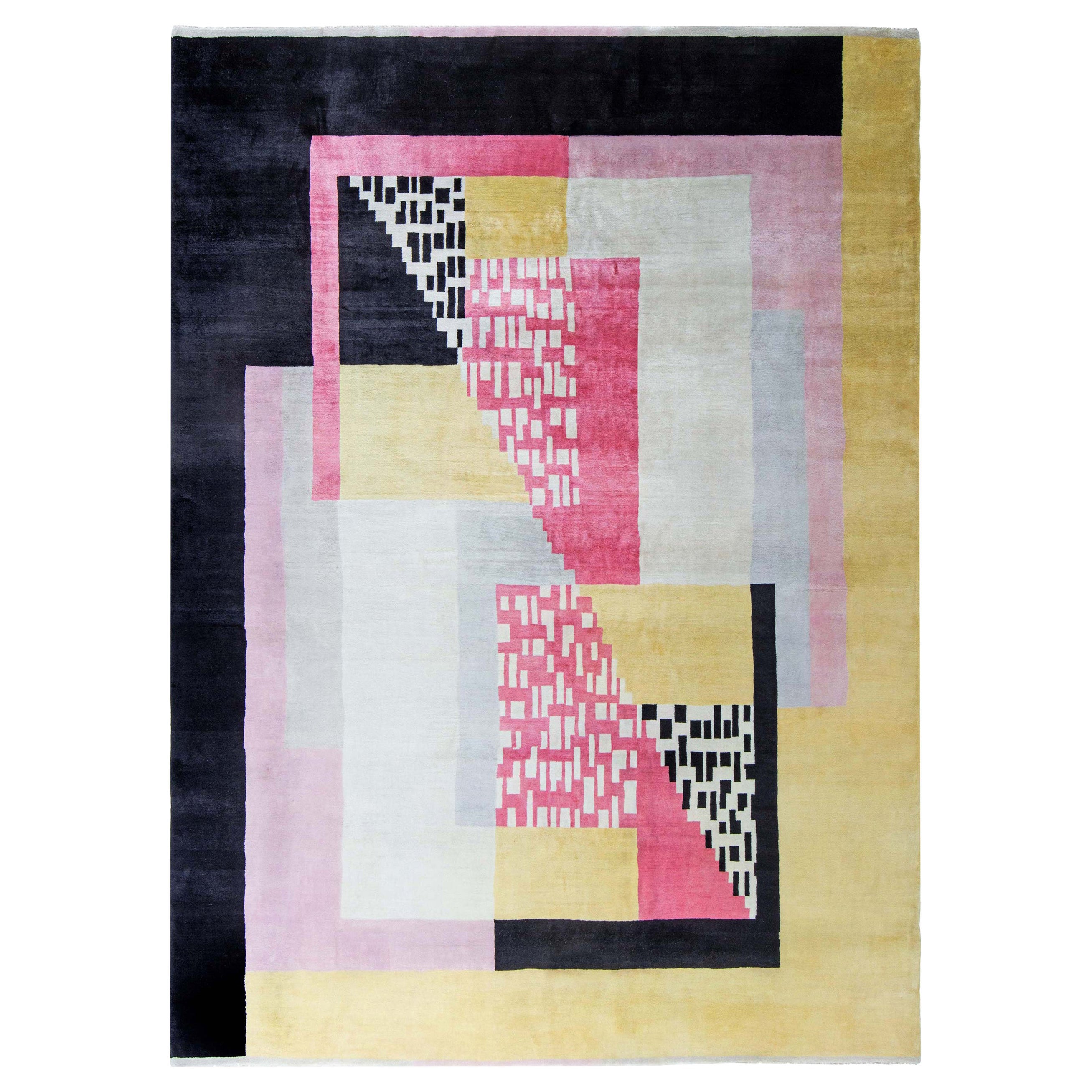 Alfombra moderna estilo Art Déco de Doris Leslie Blau en venta