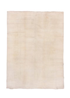 Modern Art Deco Turkish Ivory Colored Rug