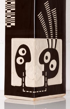 MODERN ART floor vase KISS-KISS 2006 by a famous German pottery artist