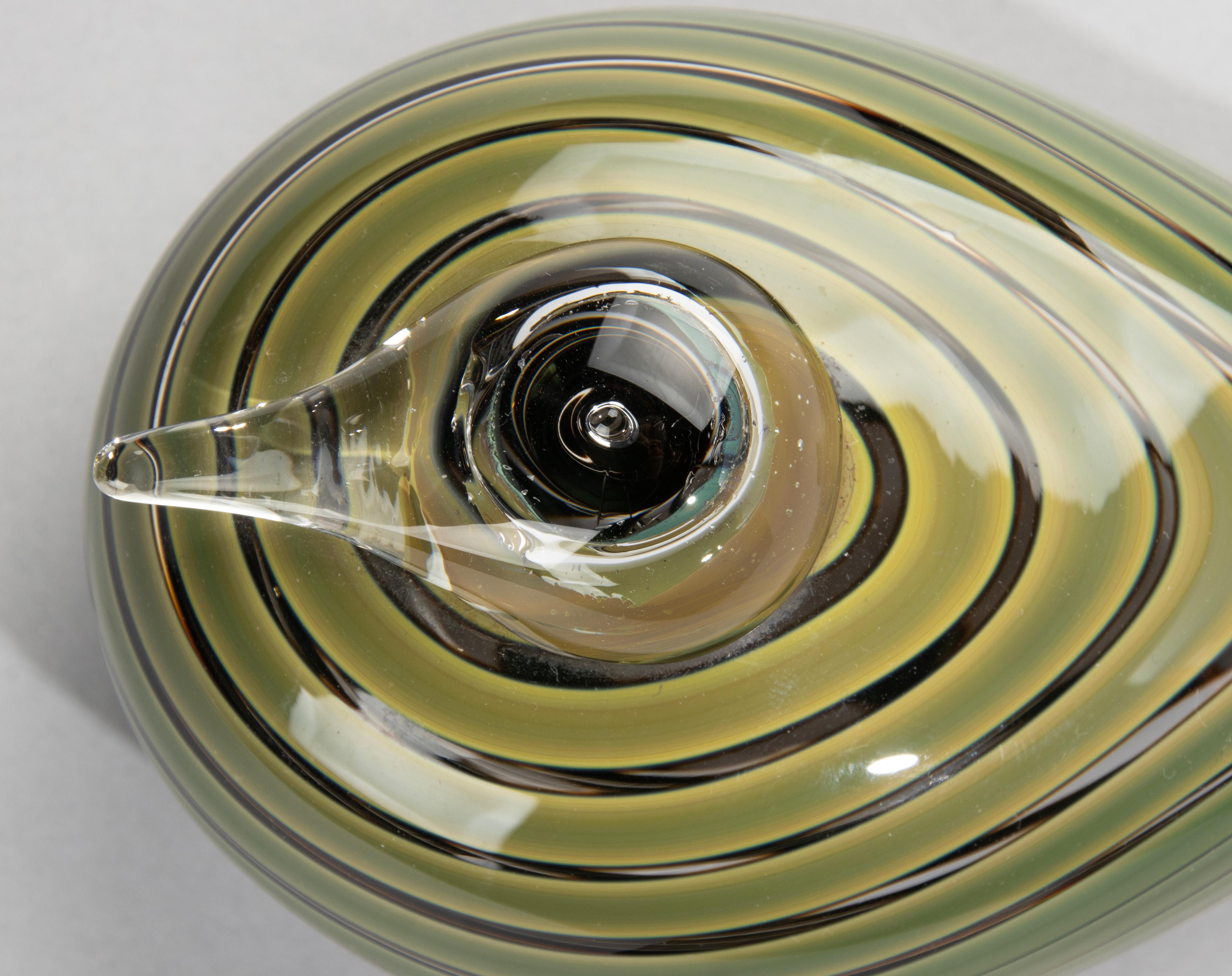 Modern Art Glass Bird by Oiva Toikka for Nuutajärvi Notsjõ 4