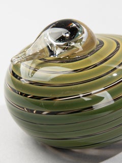 Modern Art Glass Bird by Oiva Toikka for Nuutajärvi Notsjõ