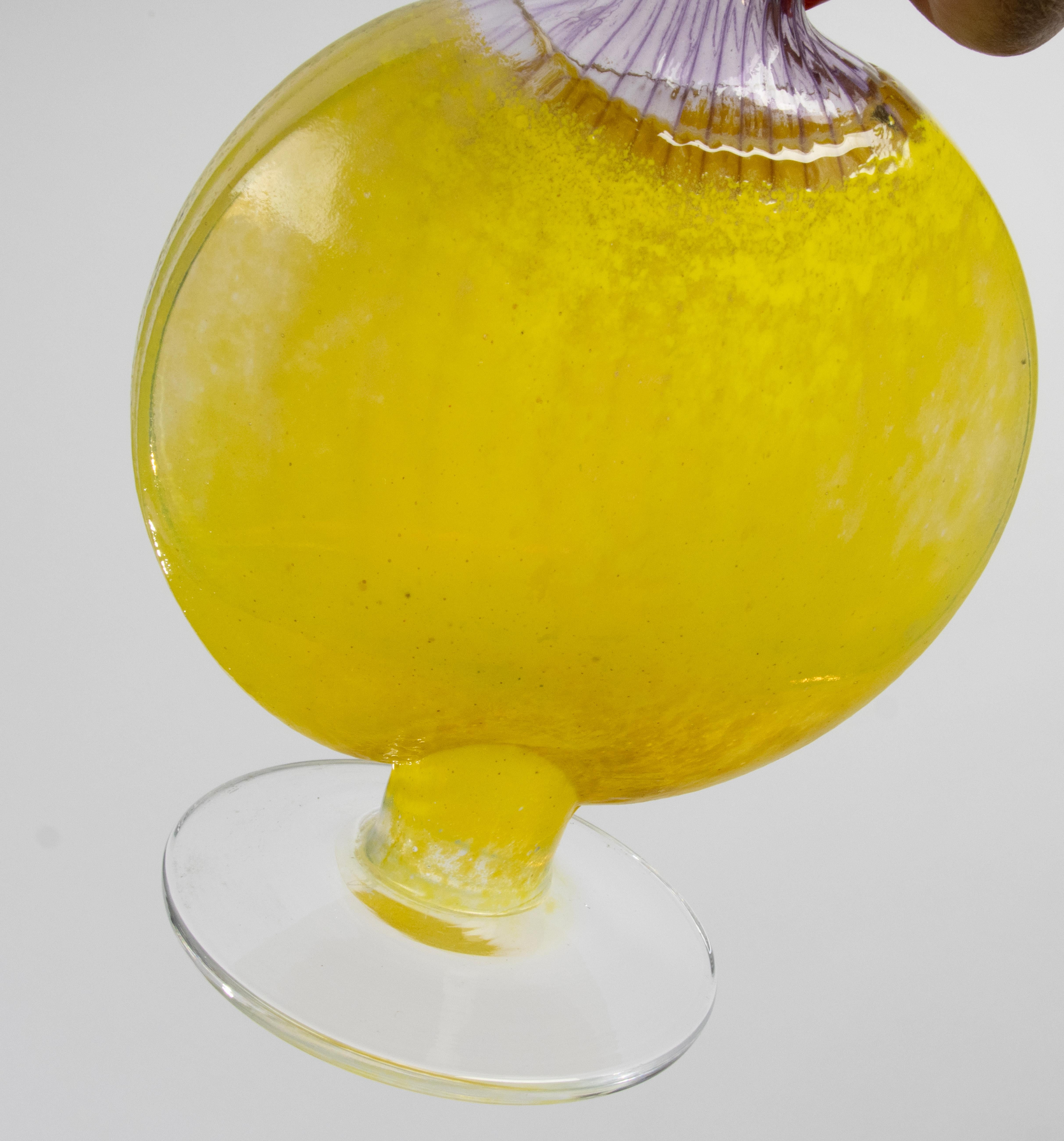Caraffa in vetro artistico moderno - Kosta Boda - Kjell Engman Design in vendita 5