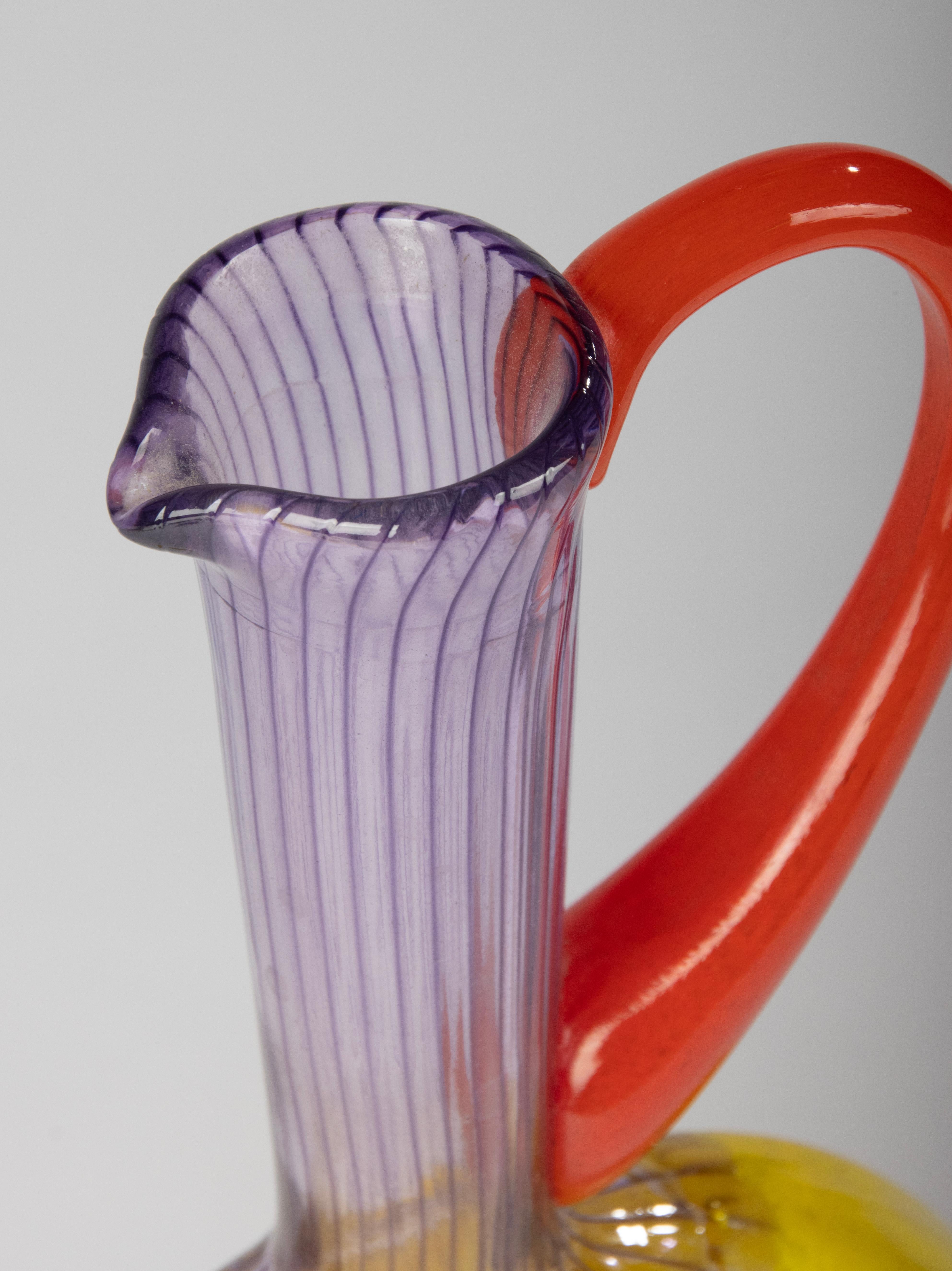 Caraffa in vetro artistico moderno - Kosta Boda - Kjell Engman Design In condizioni buone in vendita a Casteren, Noord-Brabant