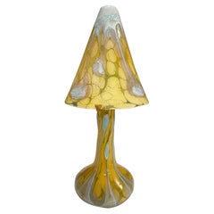 Modern Art Glass Lamp And Shade By Jean Luc Gambier 