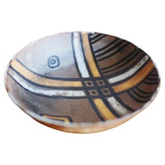 Modern Art Pottery Bowl by Alexandre Kostanda, France a small piece of 60s art 