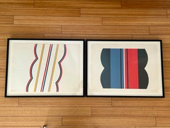 Modern Art Screen Prints Winfred Gaul Galleria Del Positano Italy