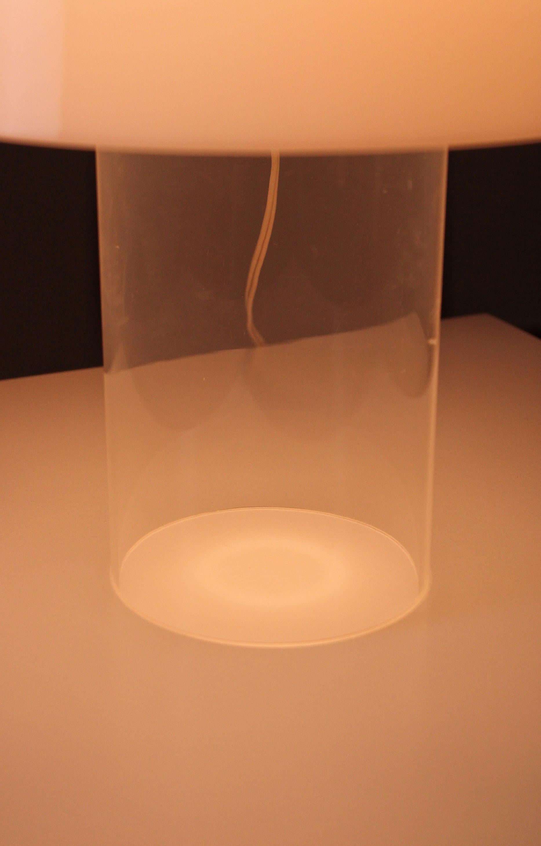 Plastic Modern Art table lamp by Yki Nummi for Stockmann-Orno, 1955 For Sale