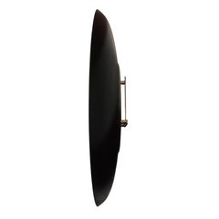 Modern Artisanal Sculptural Concave Green Glass Handmade French Mirror