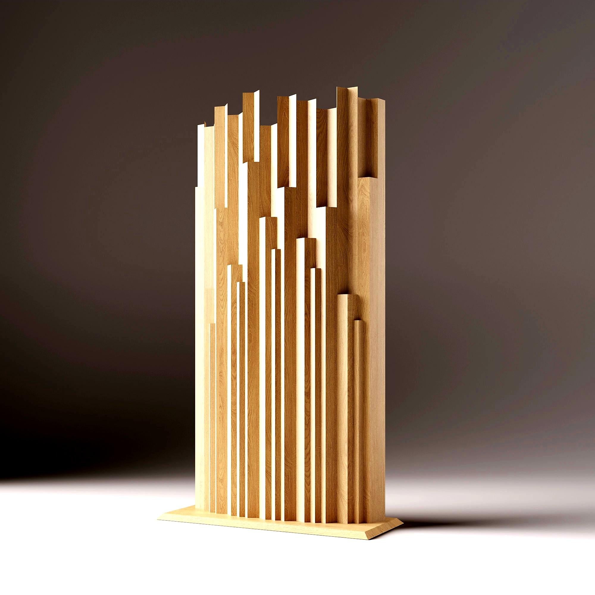 Este biombo de madera maciza fabricado a mano en Italia es muy versátil por su atractivo, encajando bien en cualquier ambiente clásico o contemporáneo, 
Forma parte de la colección 