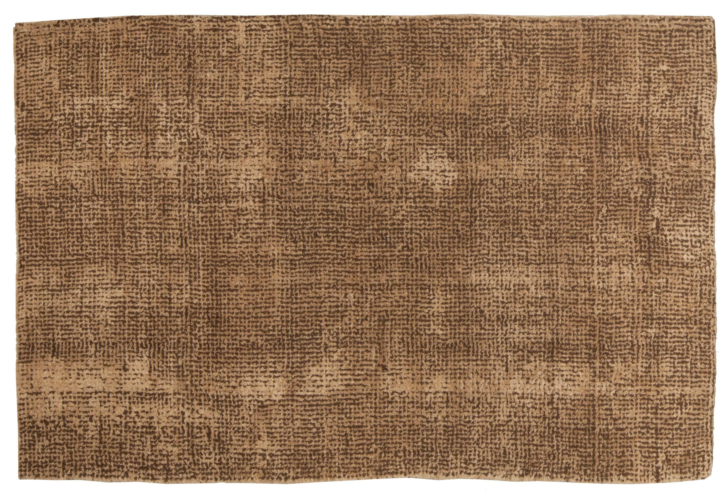 Moderne Tapis moderne en laine nouée à la main Asbury Cocoa de Doris Leslie Blau en vente