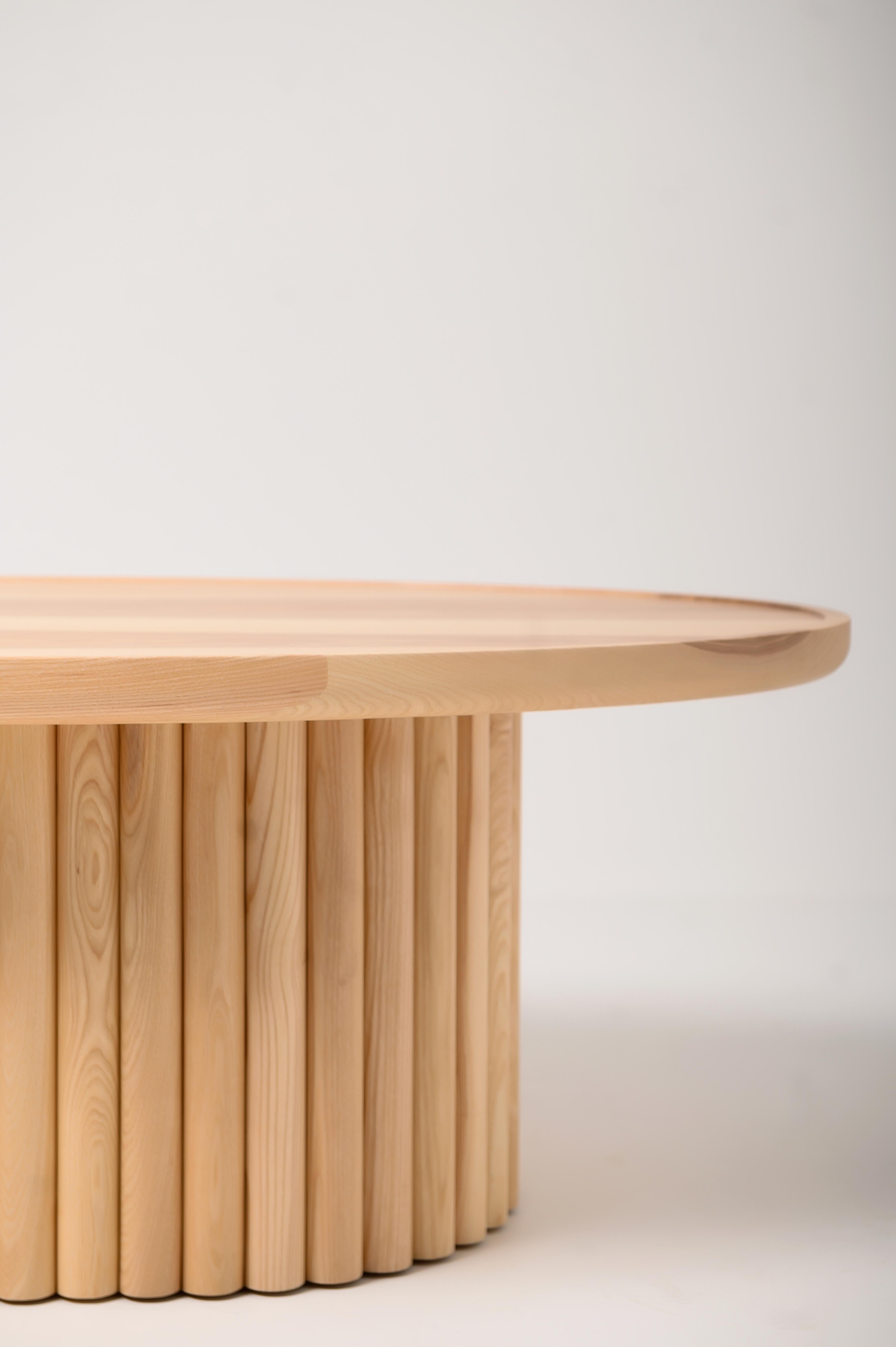 Mid-Century Modern Modern Ash Solid Wood Coffee Table