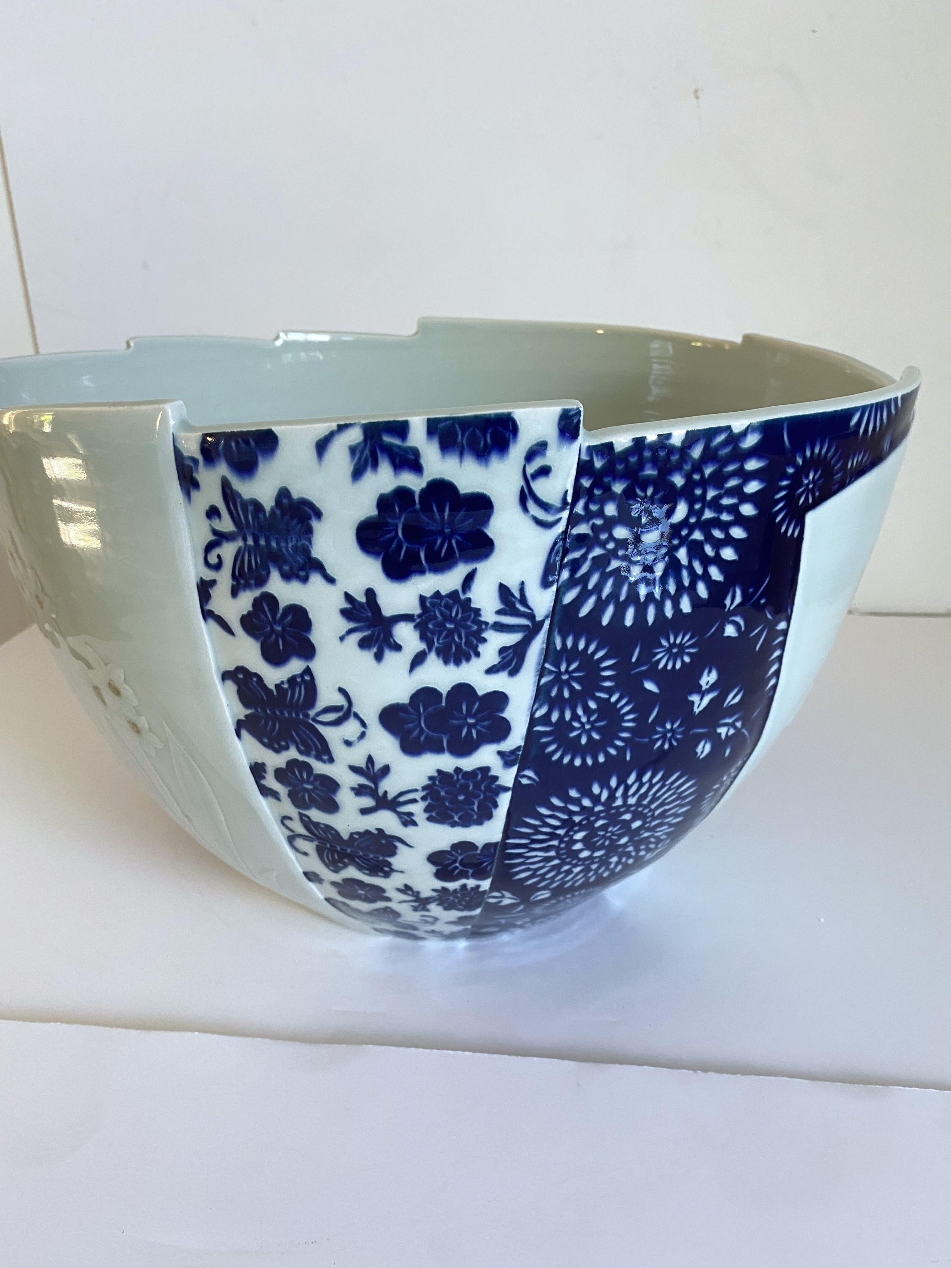 A modern Chinese hand-painted bowl.
