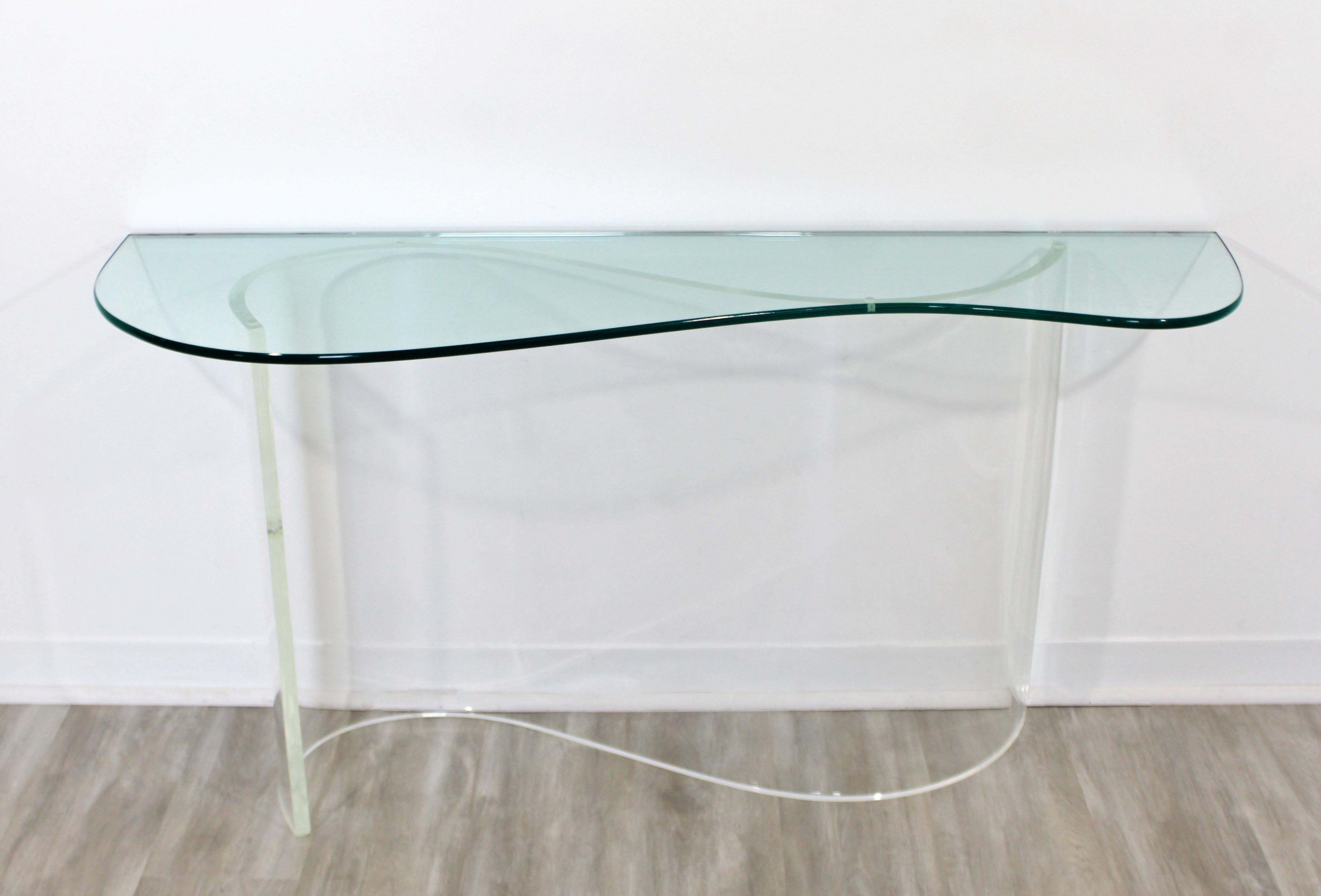 wavy console table