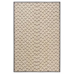 Modern Aubusson Beige Carpet "Pinion" Designed By Parkin Saunders