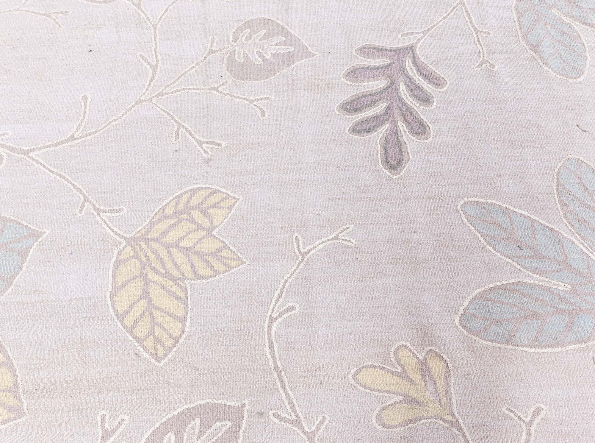 Lana Tappeto moderno a trama piatta in stile Aubusson di Doris Leslie Blau in vendita
