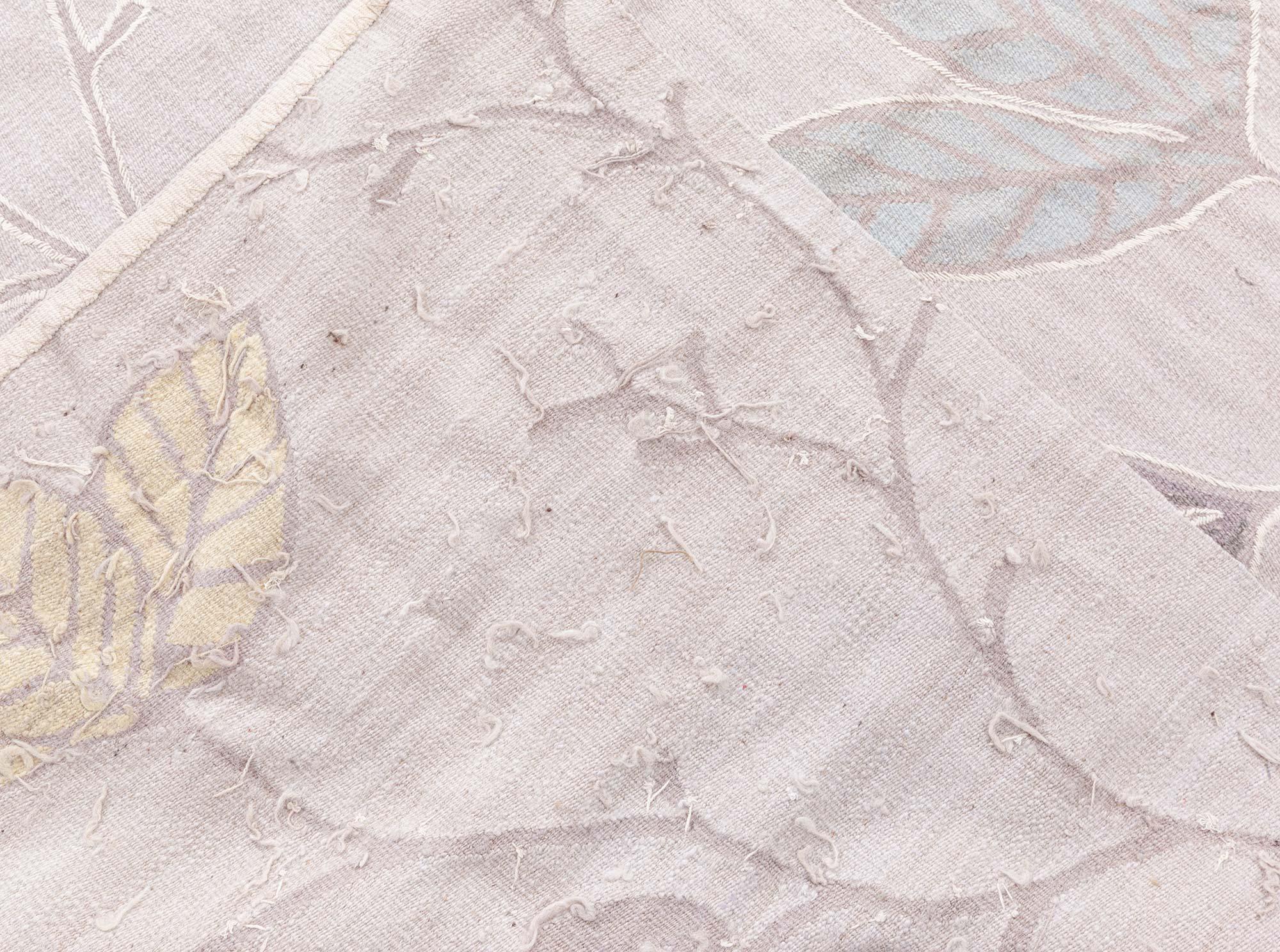 Tappeto moderno a trama piatta in stile Aubusson di Doris Leslie Blau in vendita 2