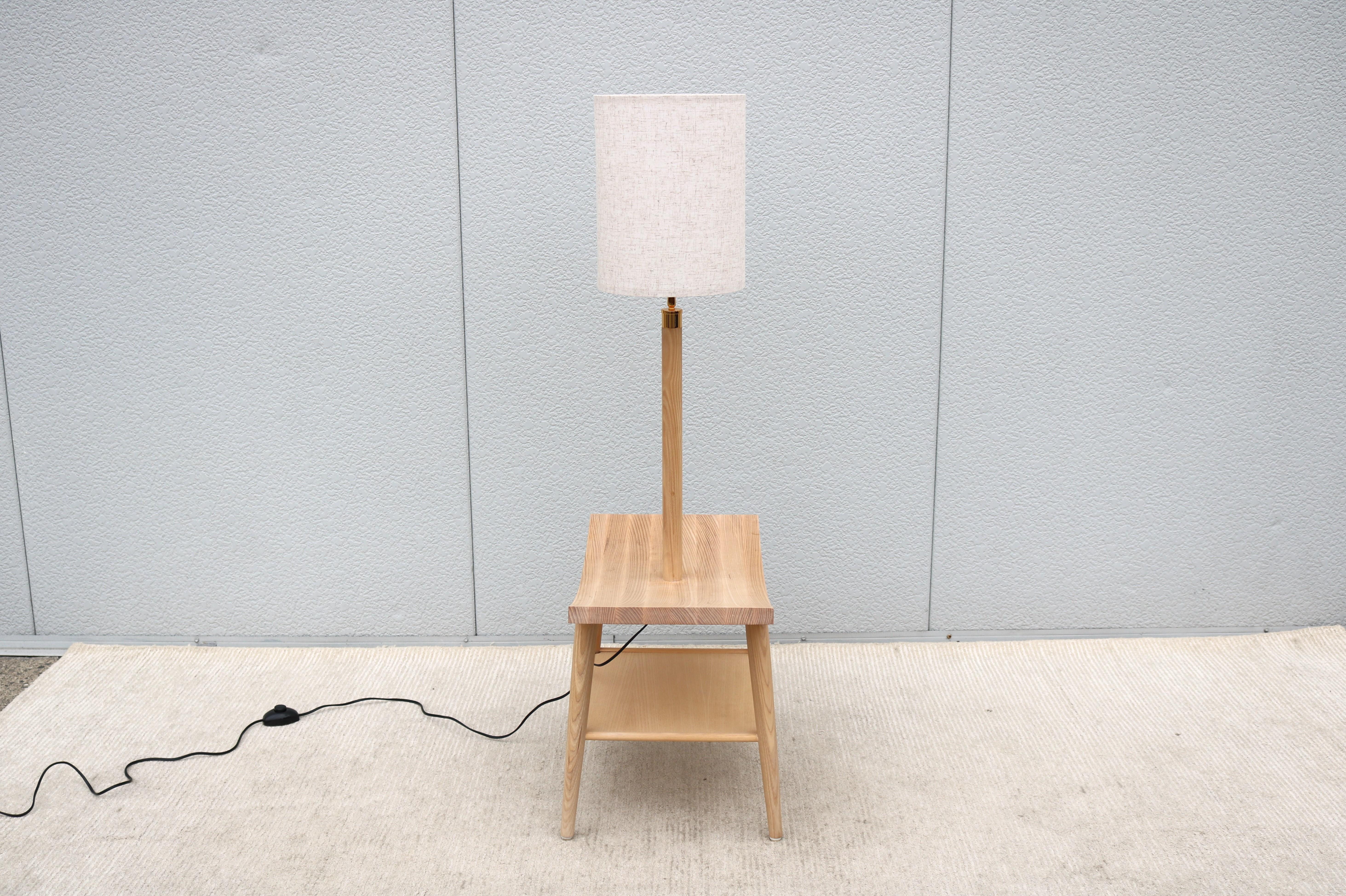 Modern Autoban for De La Espada Booklamp, a Floor Lamp and an Oak Bedside Table For Sale 2