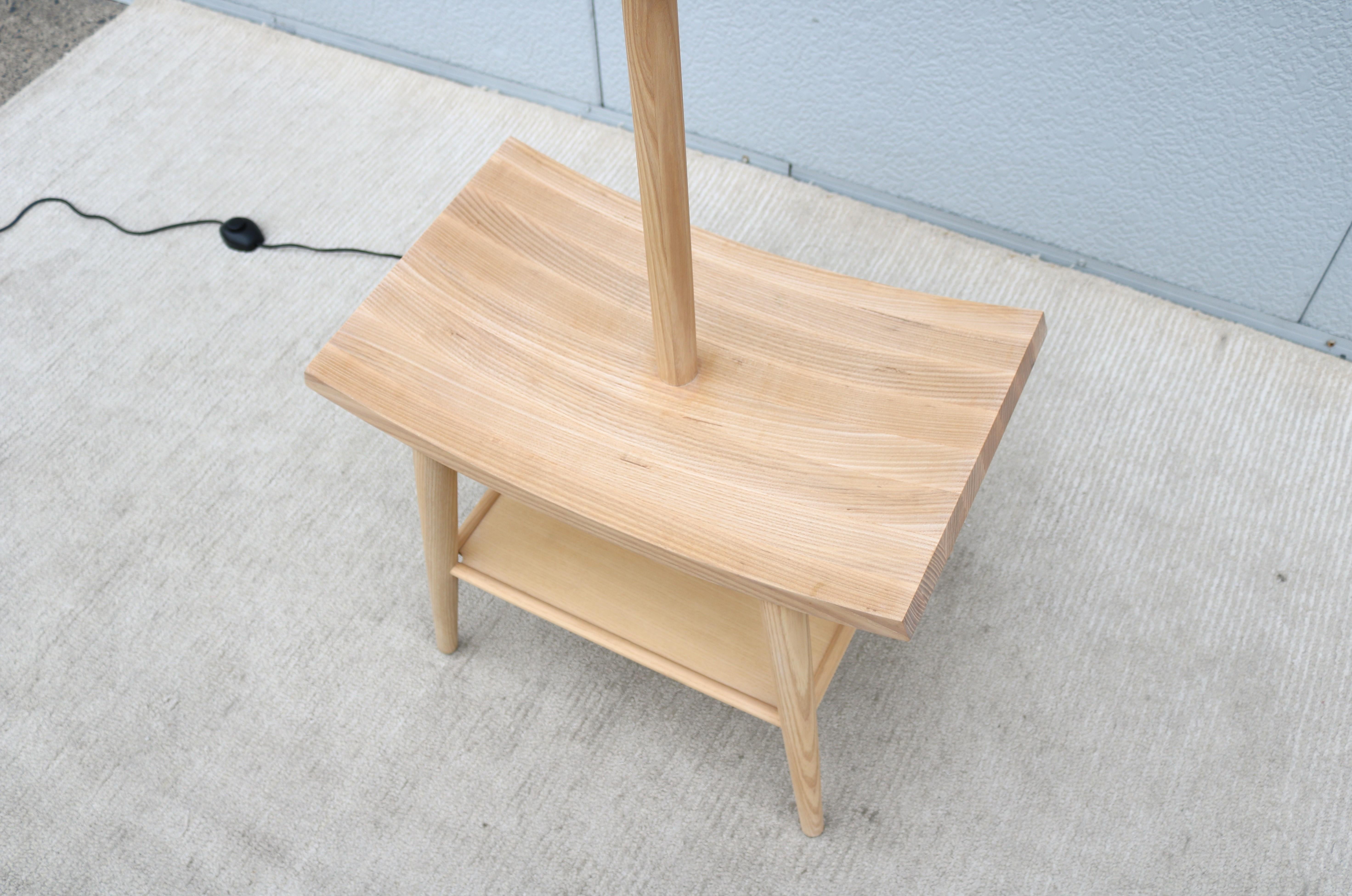 Modern Autoban for De La Espada Booklamp, a Floor Lamp and an Oak Bedside Table For Sale 5