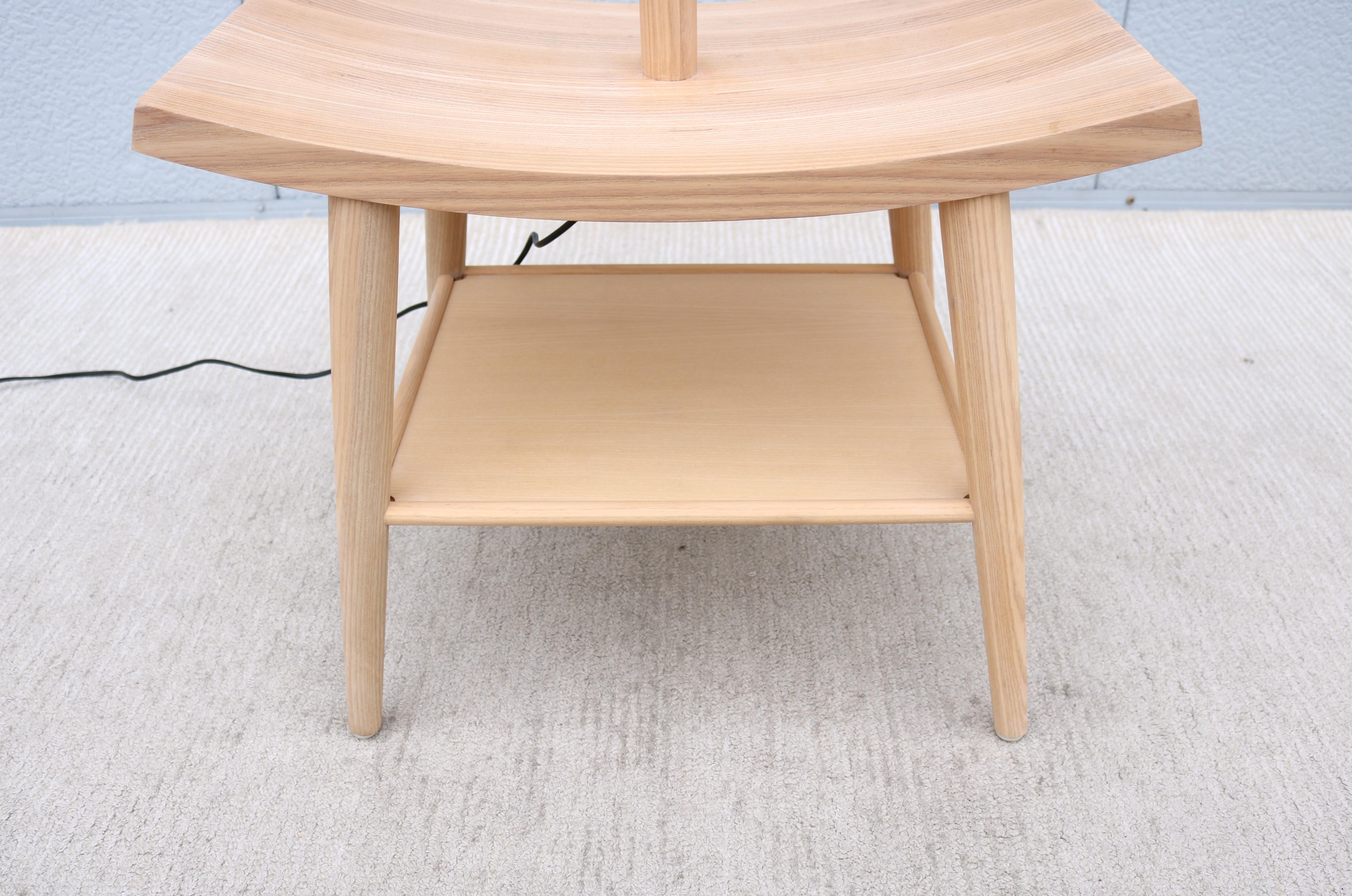 Modern Autoban for De La Espada Booklamp, a Floor Lamp and an Oak Bedside Table For Sale 6