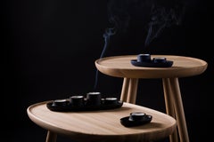 Modern Aye Aye! Candleholder with Four Funnel in Cast Iron