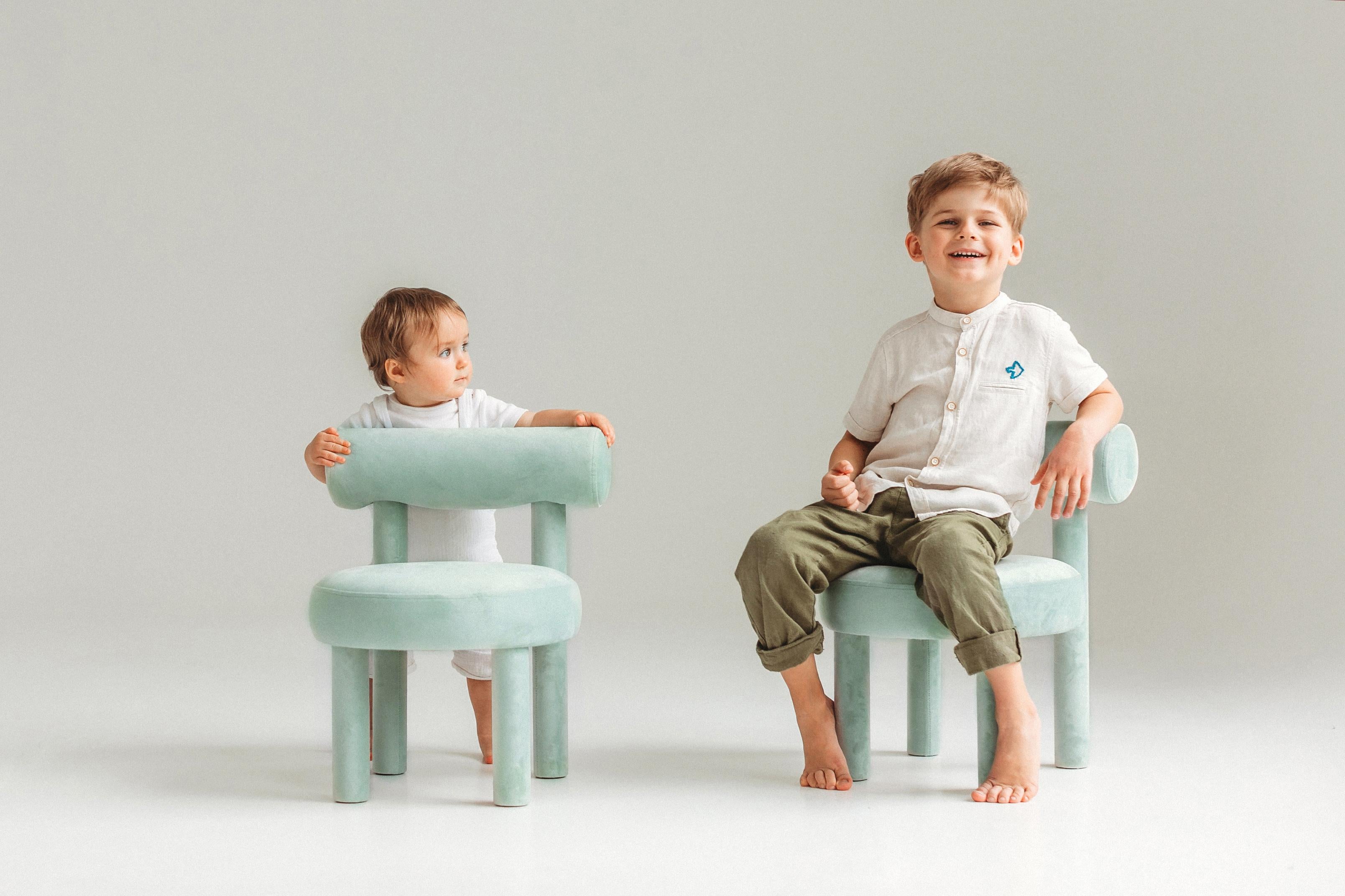 Sedia moderna Baby Gropius CS1 Fluffy Edition in finta pelle di pecora di NOOM in vendita 11