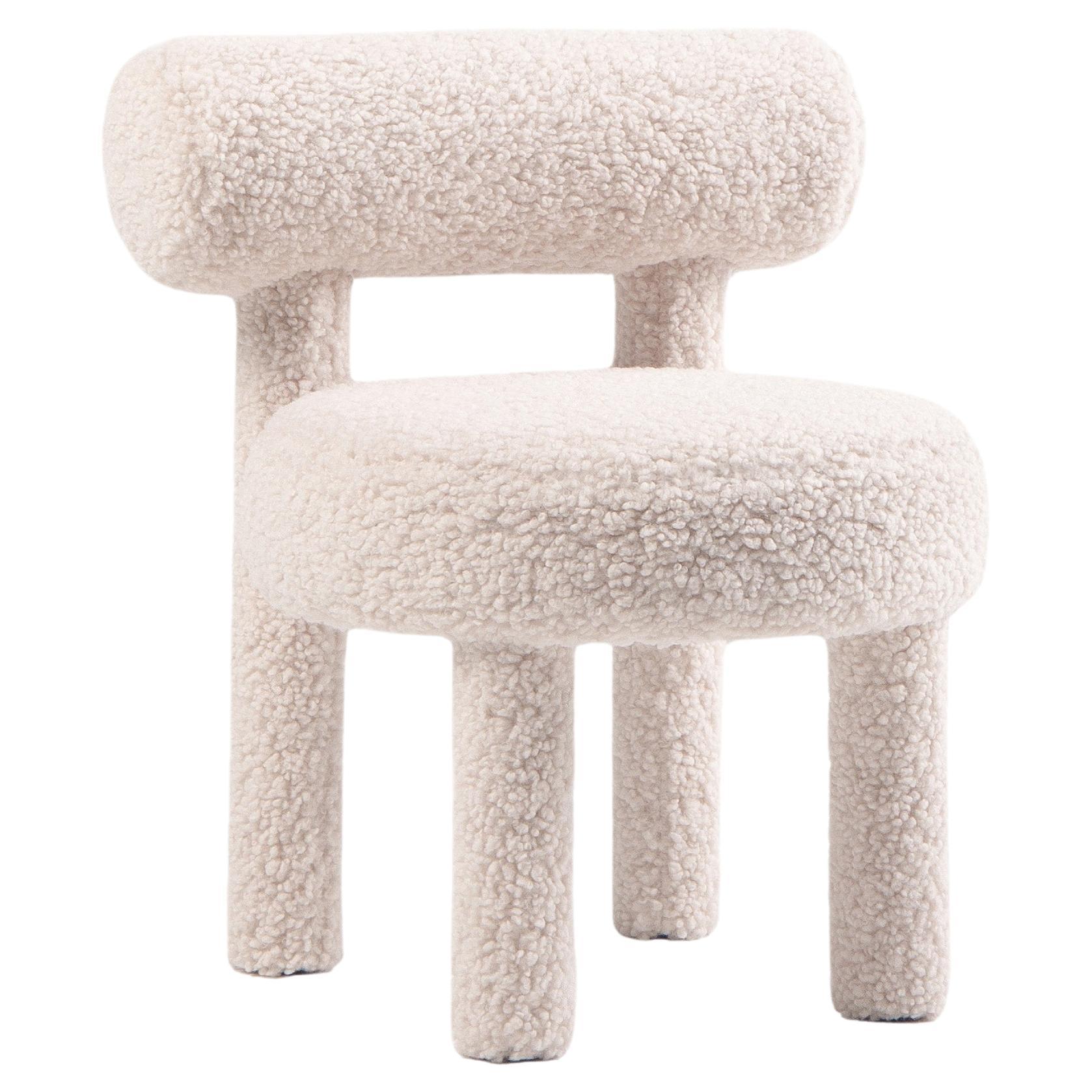 Modern Baby Gropius Chair CS1 Fluffy Edition in Faux Sheepskin by Noom