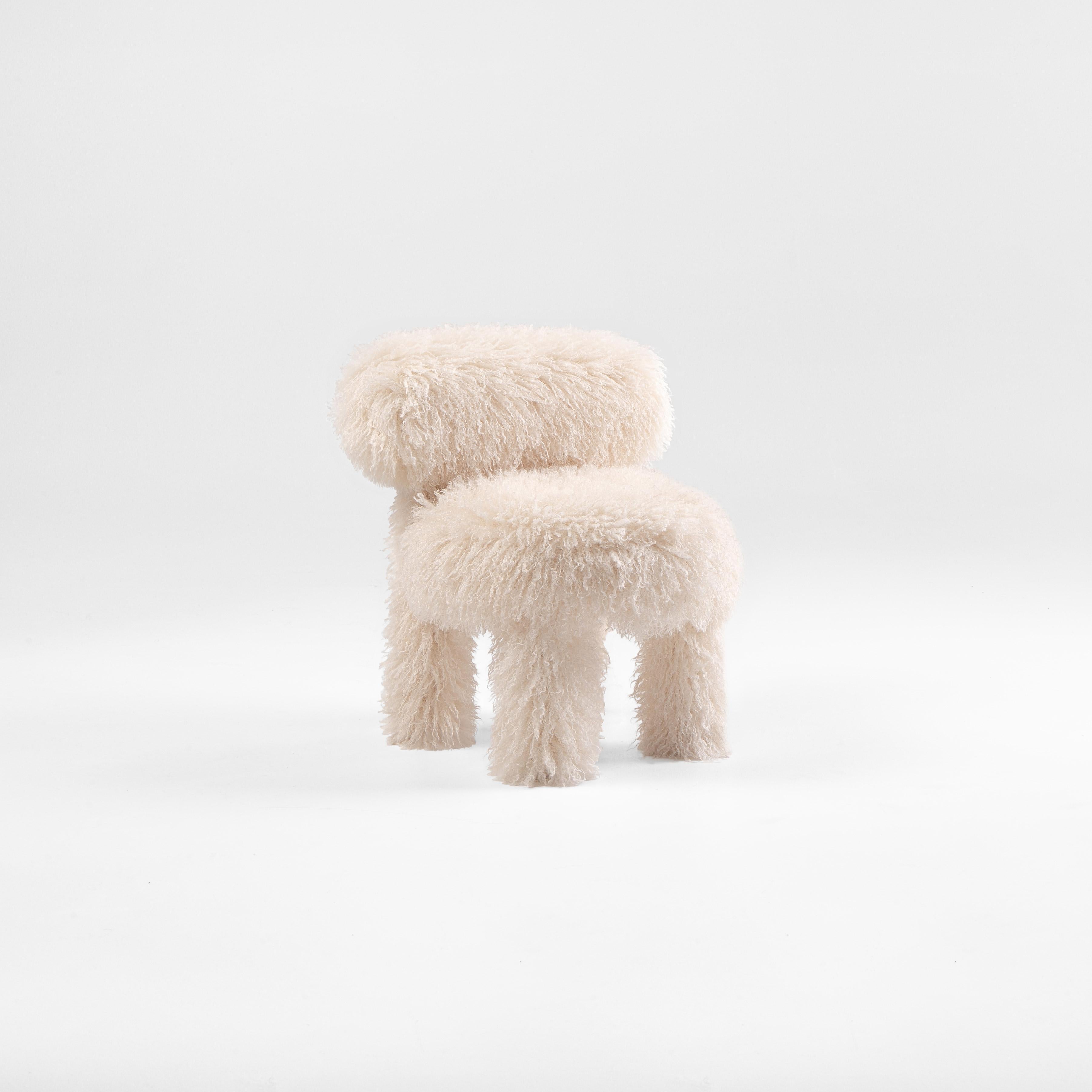 Sedia Modern Baby Gropius CS1 Fluffy Edition in ecopelliccia Premium di NOOM In condizioni Nuovo in vendita a Paris, FR