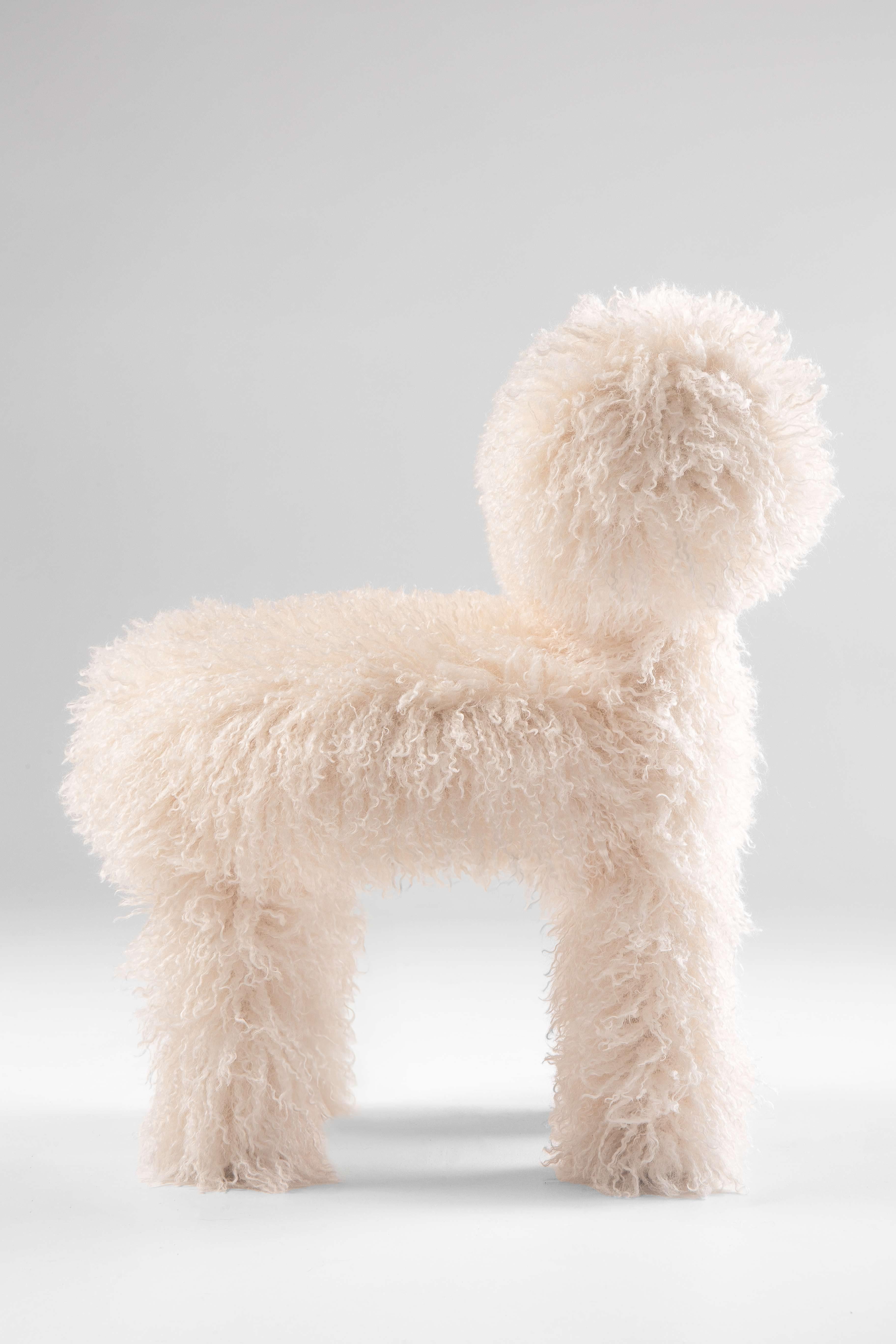 Sedia Modern Baby Gropius CS1 Fluffy Edition in ecopelliccia Premium di NOOM in vendita 2