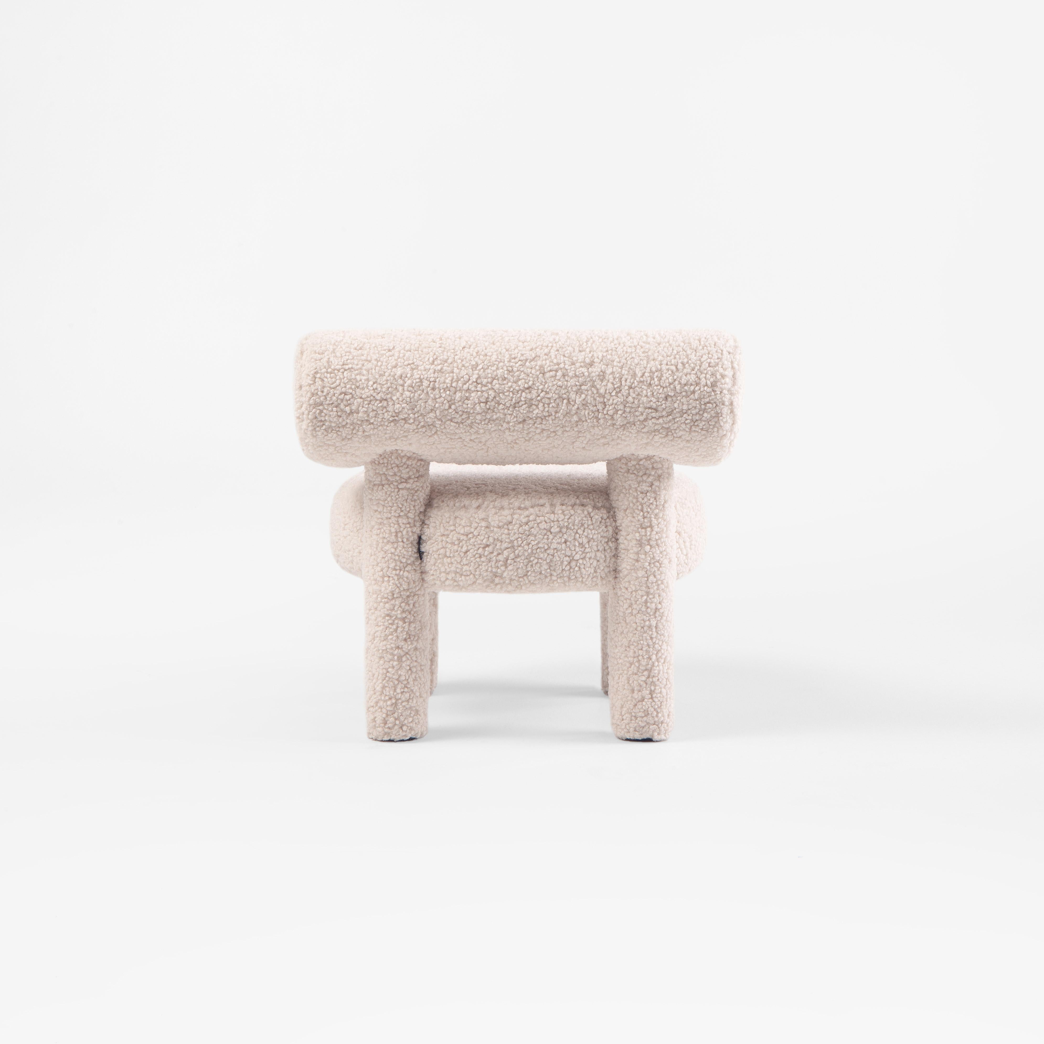 Poltroncina Modern Baby Gropius CS1 Fluffy Edition in ecopelle di NOOM in vendita 3