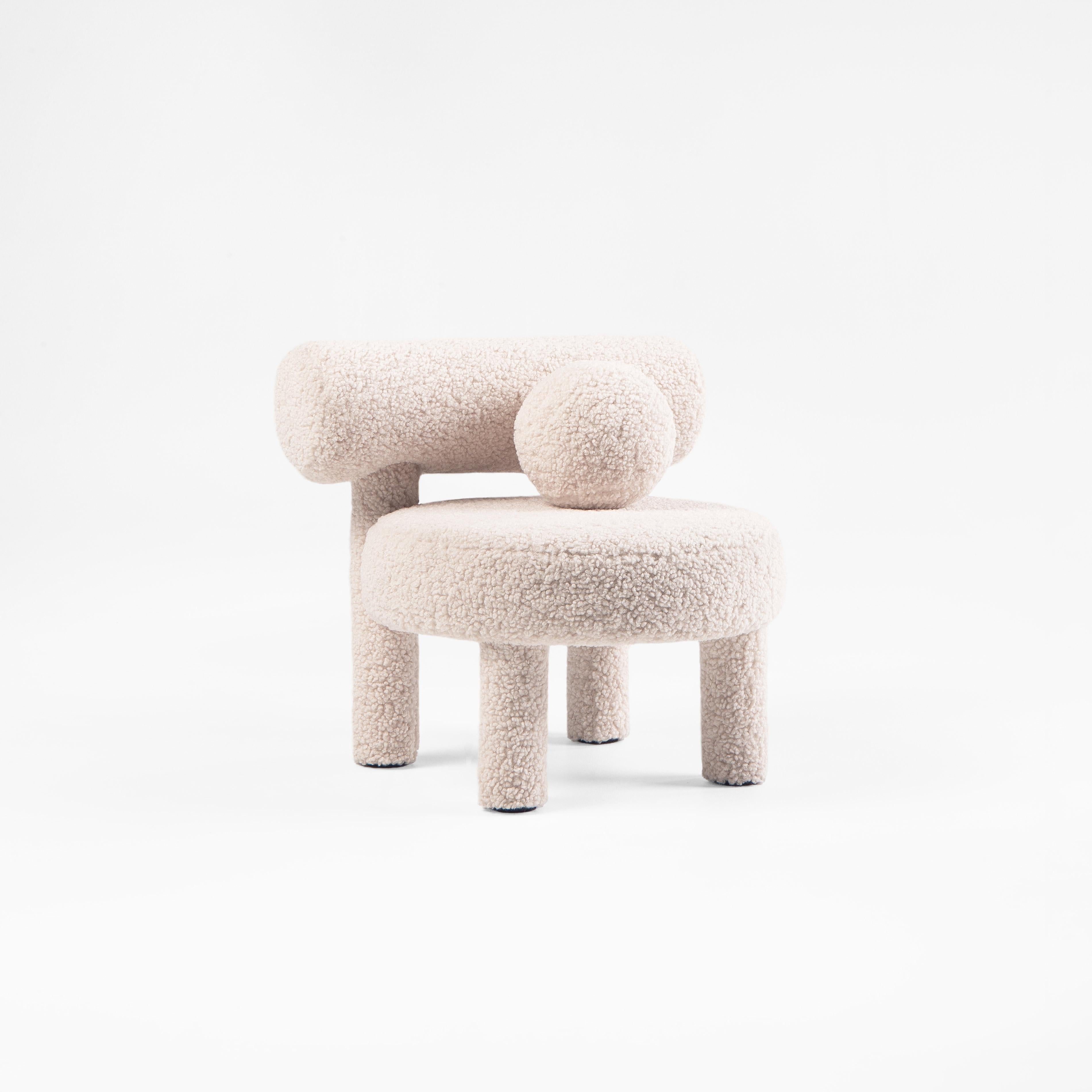 Poltroncina Modern Baby Gropius CS1 Fluffy Edition in ecopelle di NOOM in vendita 2