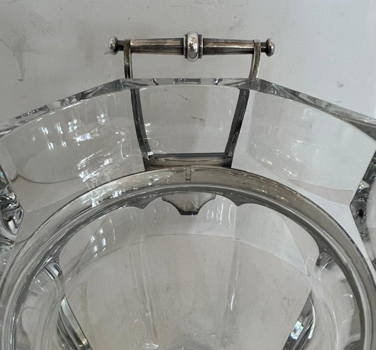 Moderne Baccarat Moulin Rouge Harcourt-Kristall-Champagnerkühler-Eiskübelvase aus Harcourt-Kristall (Französisch) im Angebot
