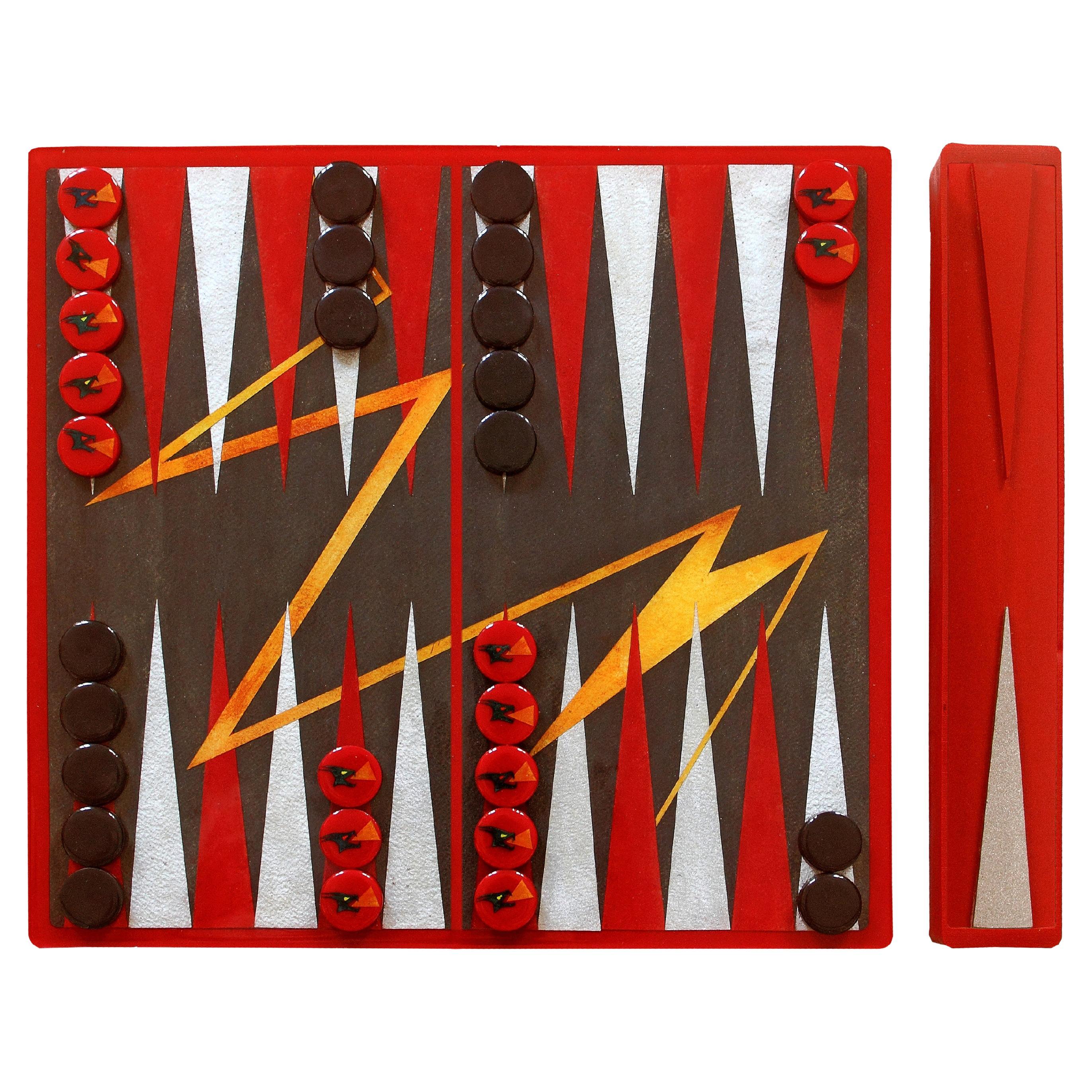 Modern Backgammon Nought and Crosses For Sale at 1stDibs