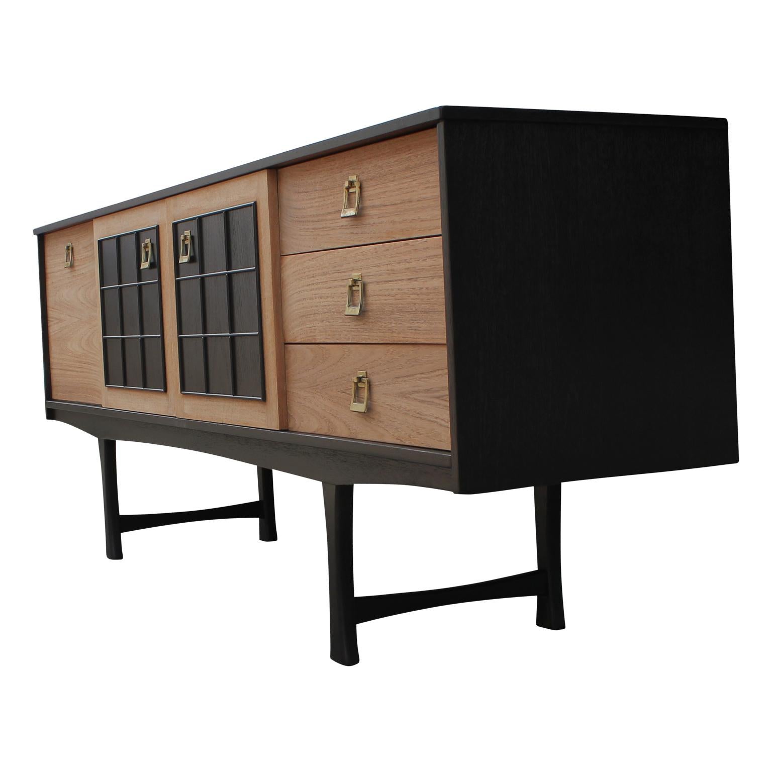 two tone credenza