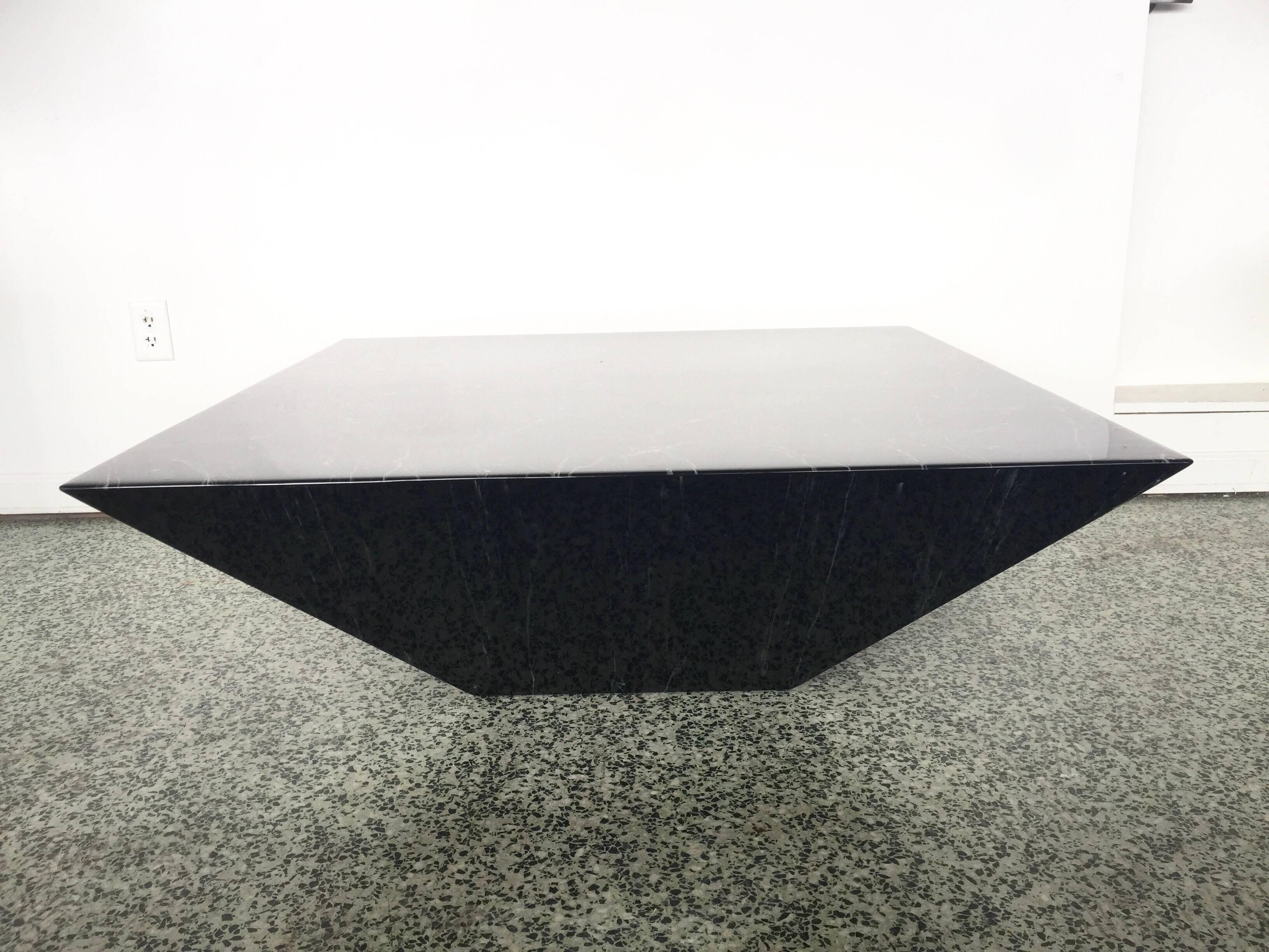 pyramid side table