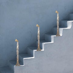 Moderne Balustraden aus massivem Aluminiumguss und Messing