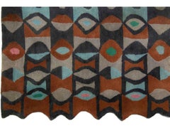 Modern Bamako Custom Wool Rug with Allover Pattern By Apadana