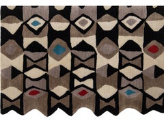 Modern Bamako Custom Wool Rug with Allover Pattern By Apadana