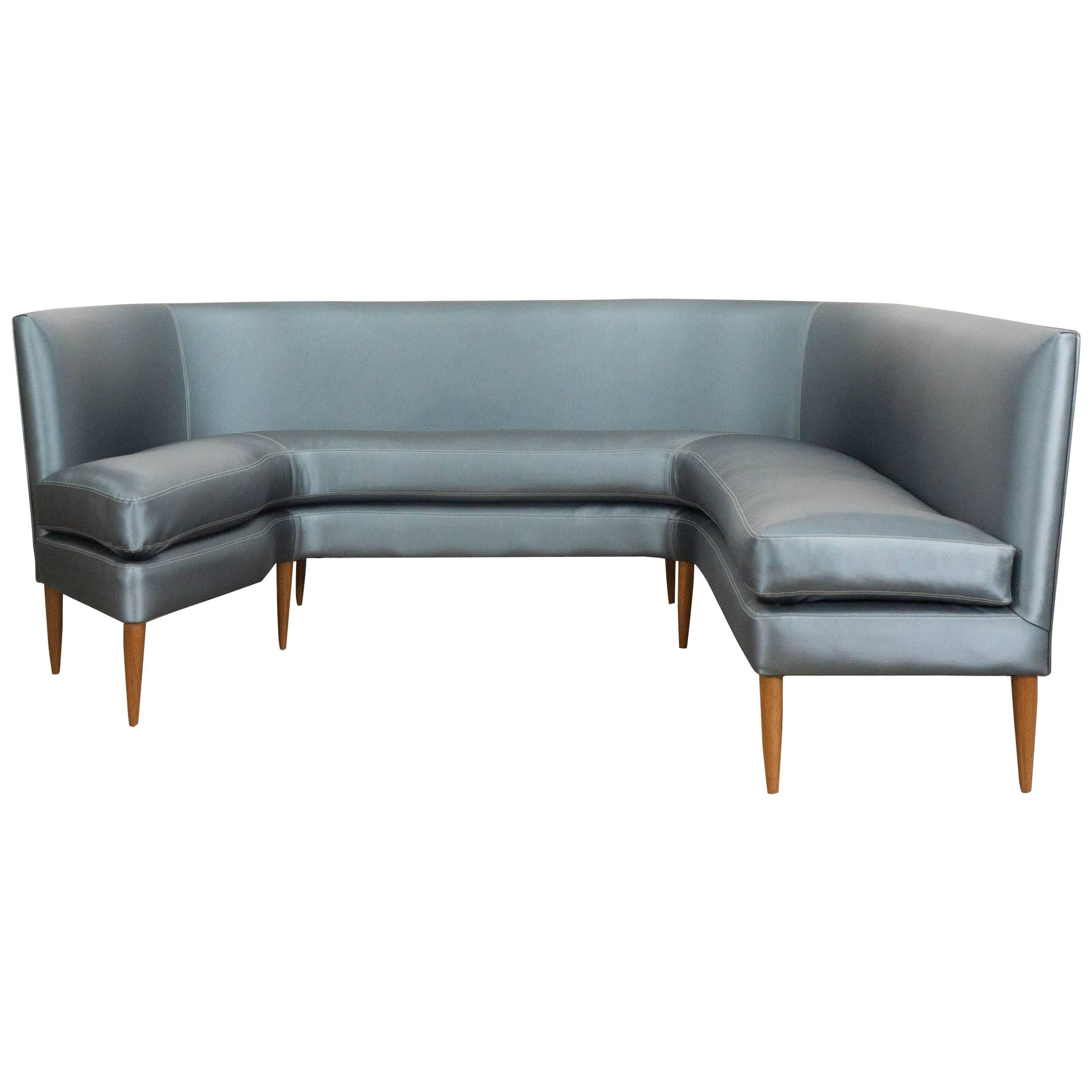 Modern Banquette, Customizable For Sale