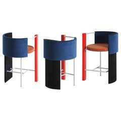 Modern Bar "Apart" Chairs, Set of 3