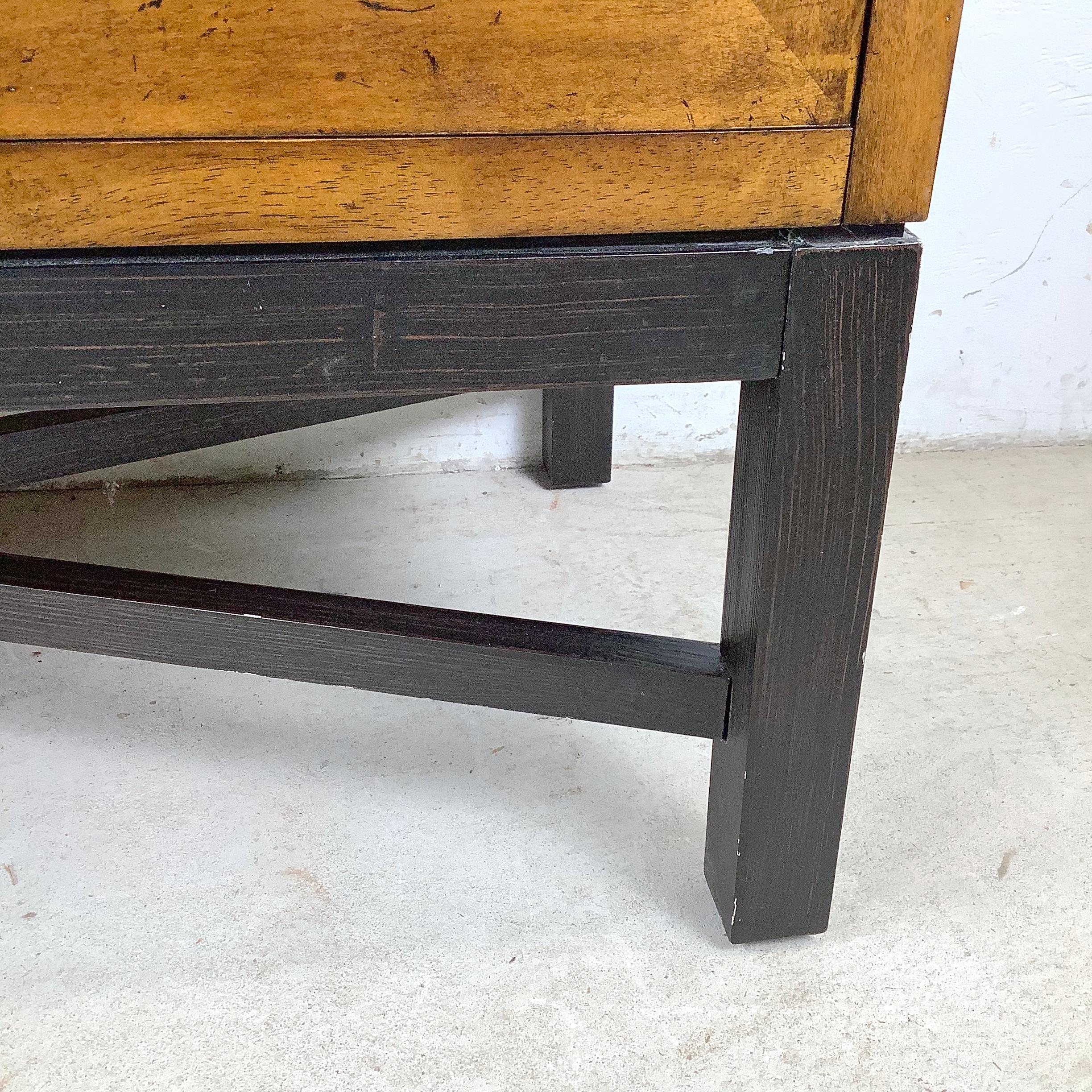 Modern Bassett Chest With Sculptural X Base in vendita 9