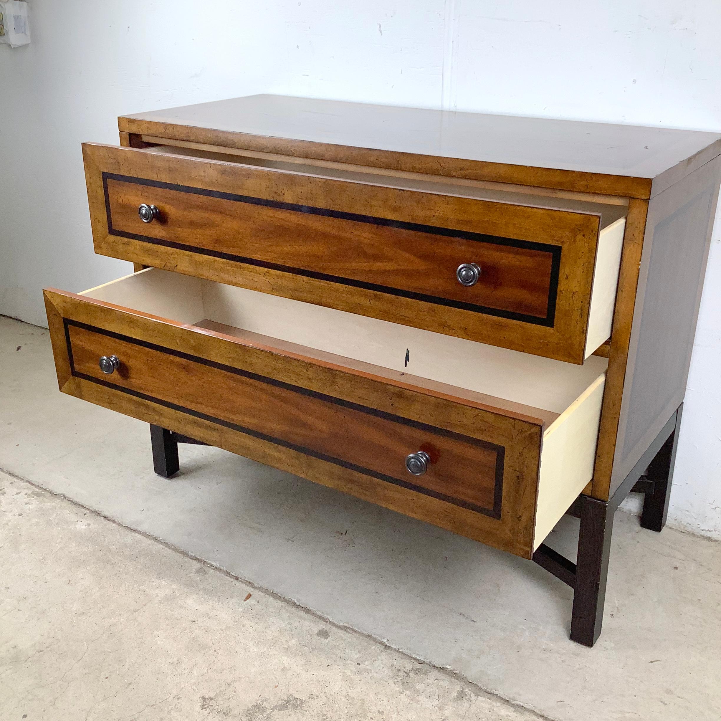 Modern Bassett Chest With Sculptural X Base in vendita 1