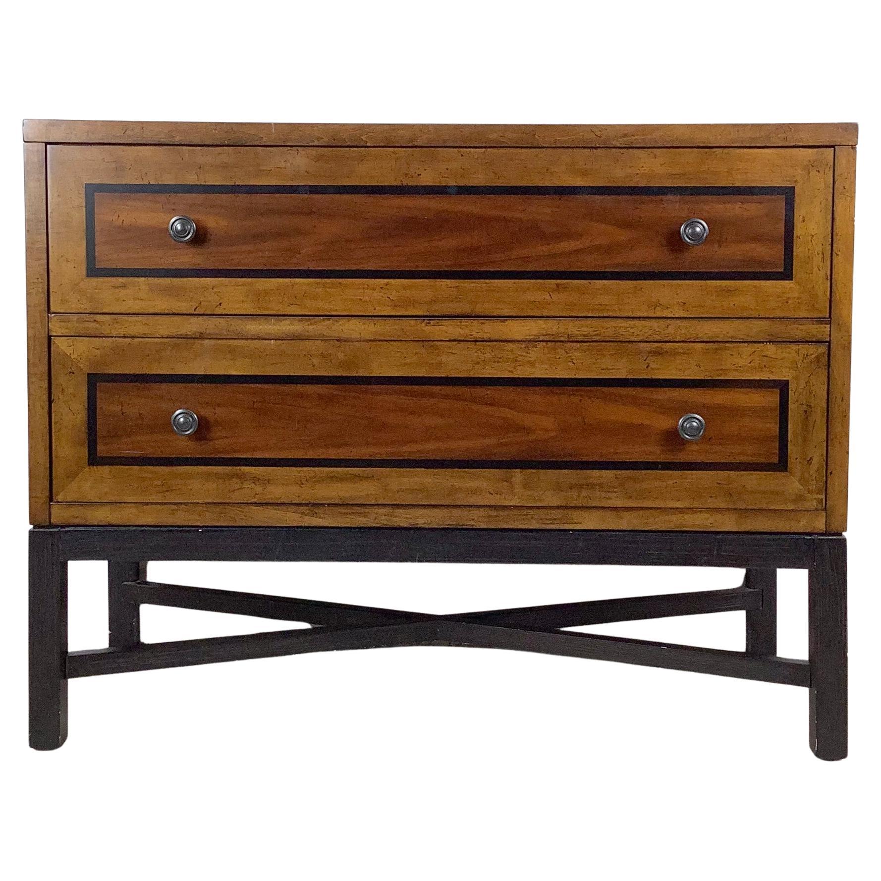 Modern Bassett Chest With Sculptural X Base in vendita