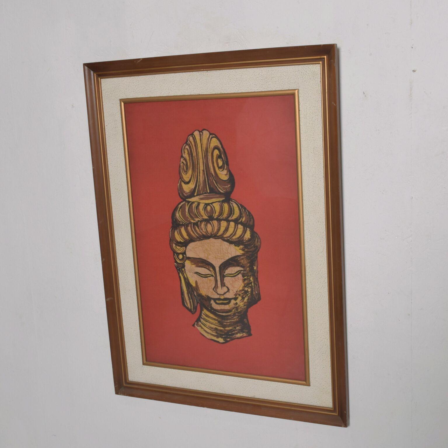 AMBIANIC offers
Budda Head Red Gold Chinese Batik Art
Dimensions:  29