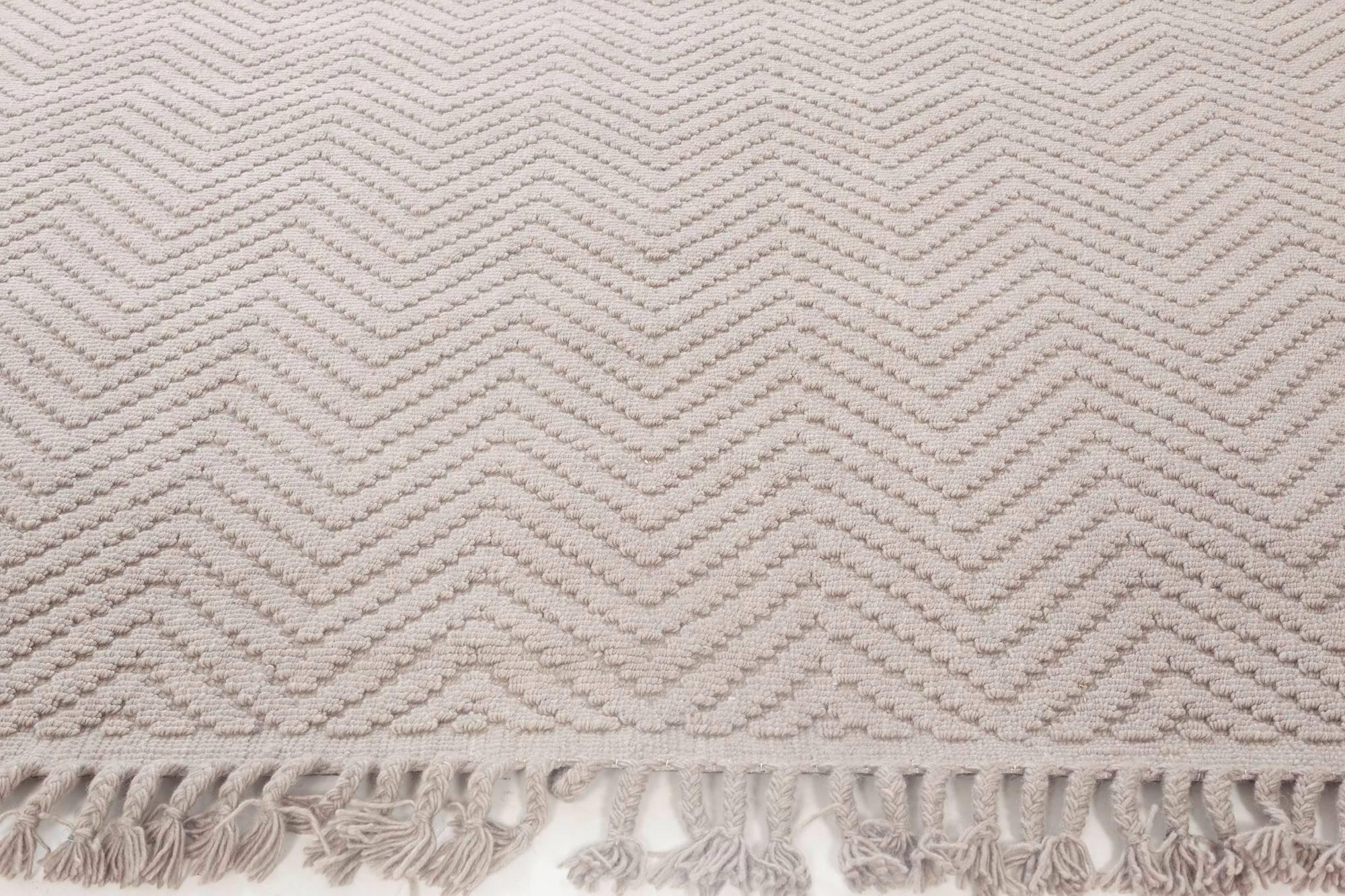 Moderner Bauer-Kollektion-Teppich im Fischgrät-Design von Doris Leslie Blau im Zustand „Neu“ im Angebot in New York, NY