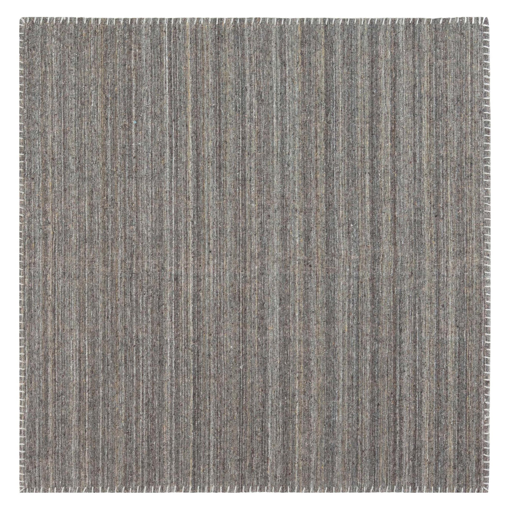Modern Bauer Collection Pattern-Less Rug in Grey and Brown by Doris Leslie Blau