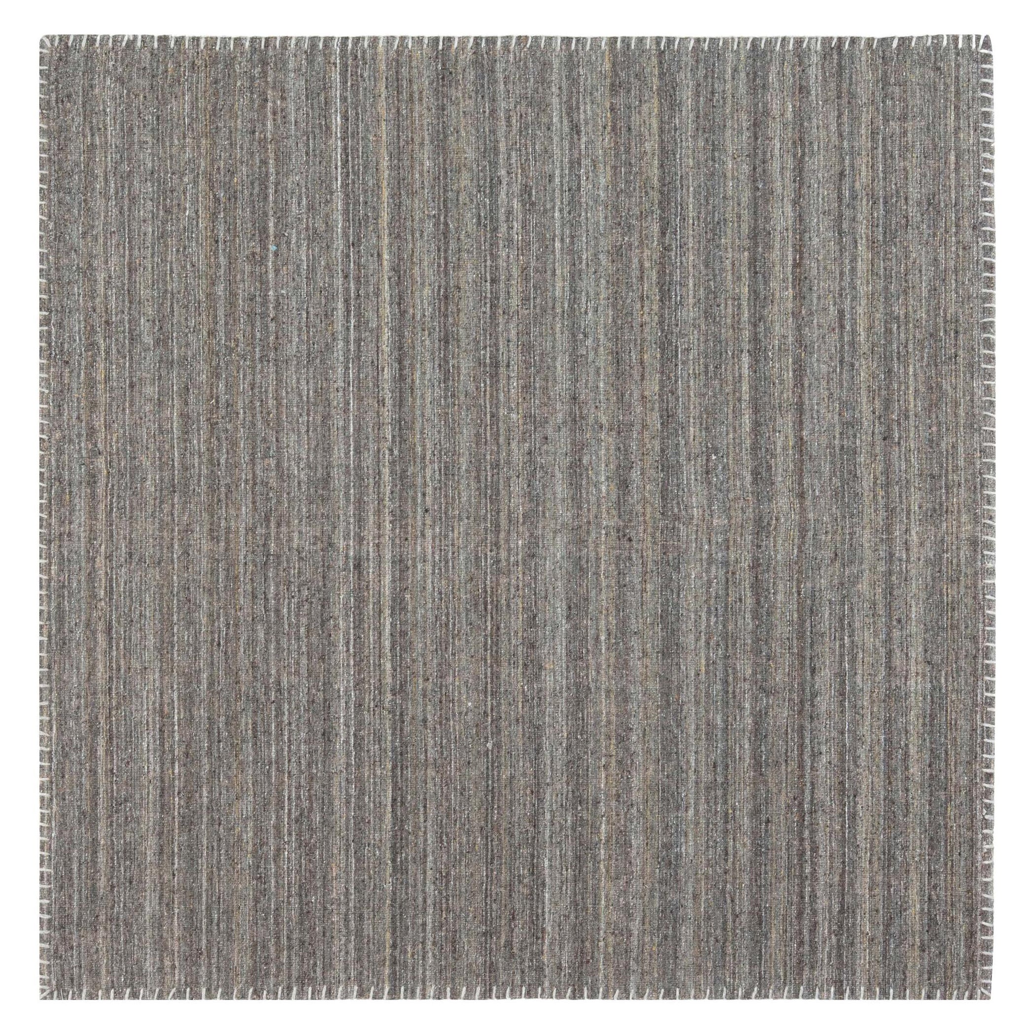 Modern Bauer Collection Pattern-Less Rug in Grey and Brown by Doris Leslie Blau