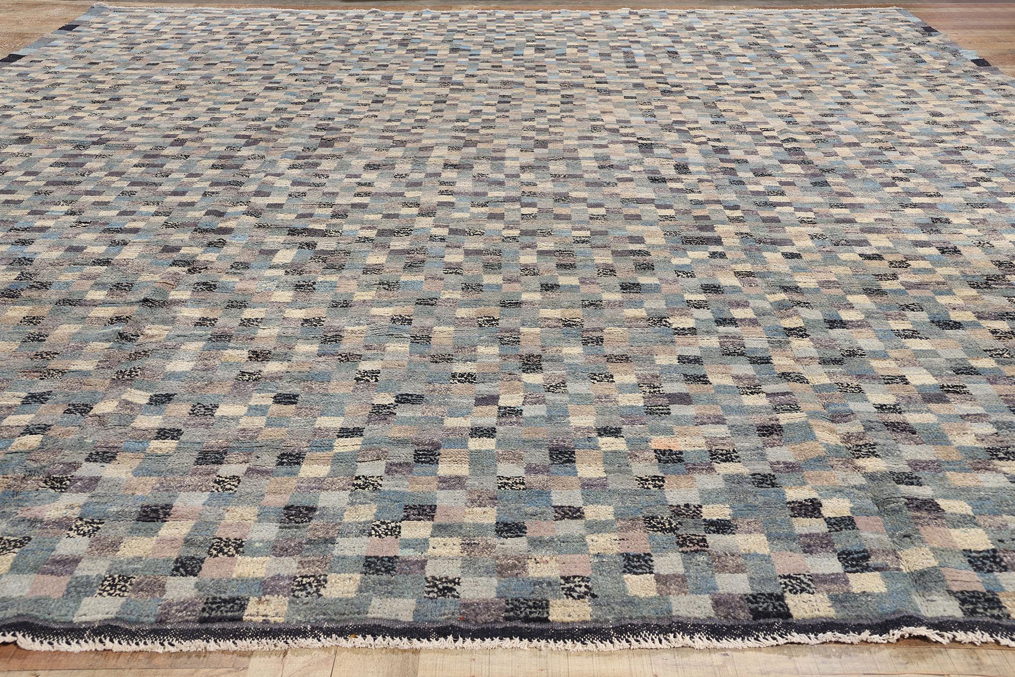 Laine Tapis marocain à carreaux The Moderns en vente