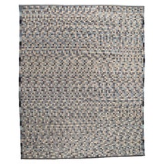 Modern Bauhaus Checkered Moroccan Rug